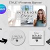 Pinterest Branding Canva Templates