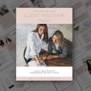 Client Proposal Canva Template Pink