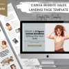Sales Page Template Canva
