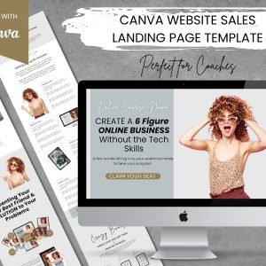 Sales Page Template Canva