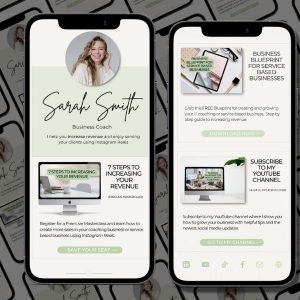 Instagram Link in Bio mint green version