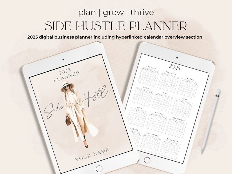 Side Hustle Planner | Digital Planner